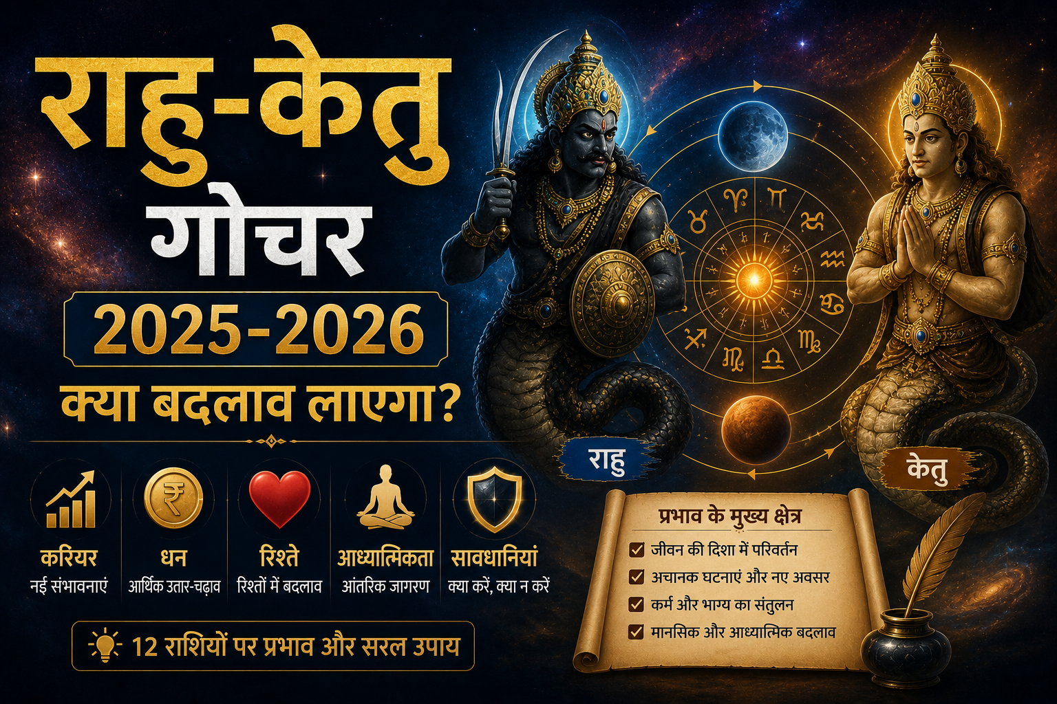 Rahu-Ketu Gochar 2025-2026: क्या बदलाव लाएगा यह परिवर्तन?