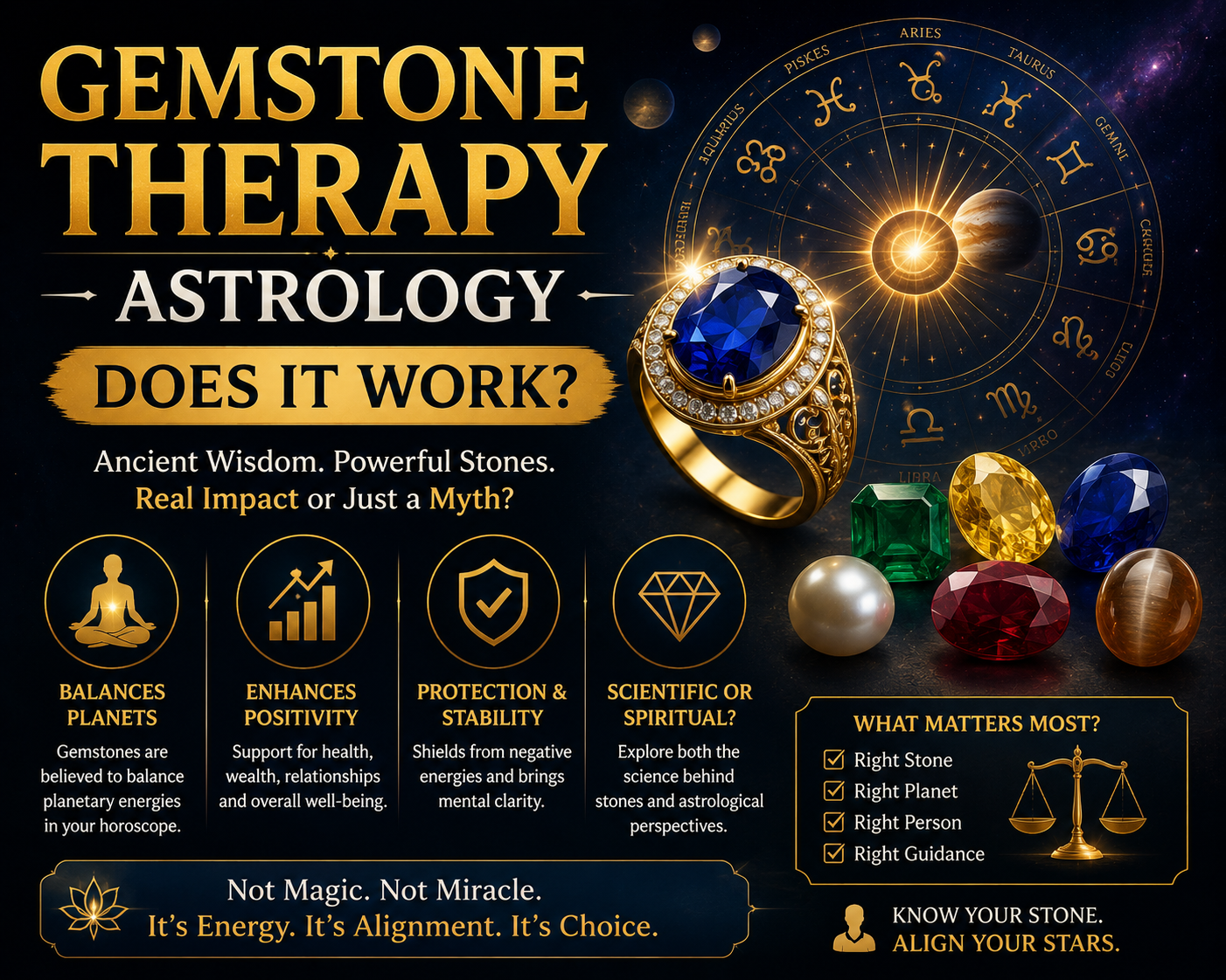 Gemstone Therapy in Astrology: Does It Really Work?